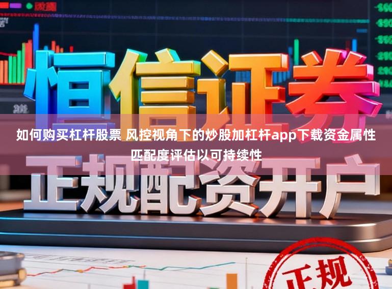 如何购买杠杆股票 风控视角下的炒股加杠杆app下载资金属性匹配度评估以可持续性