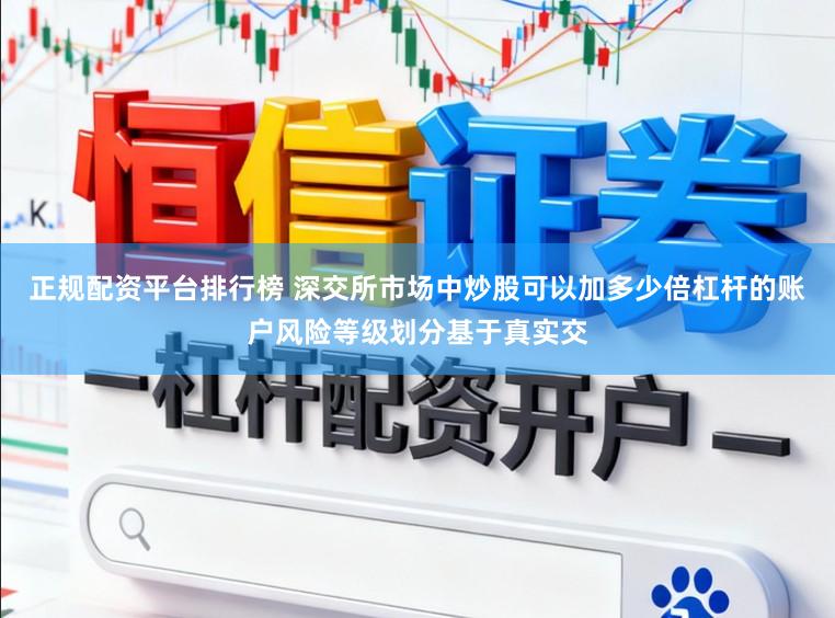 正规配资平台排行榜 深交所市场中炒股可以加多少倍杠杆的账户风险等级划分基于真实交