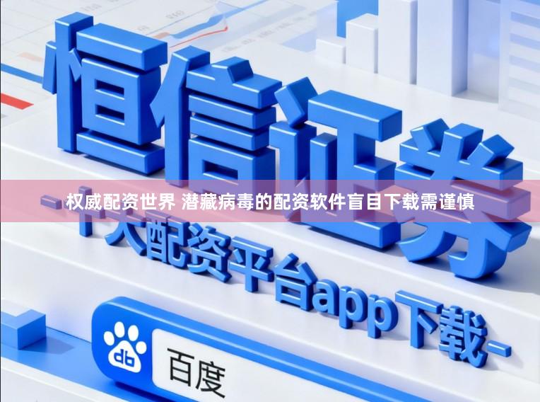 权威配资世界 潜藏病毒的配资软件盲目下载需谨慎